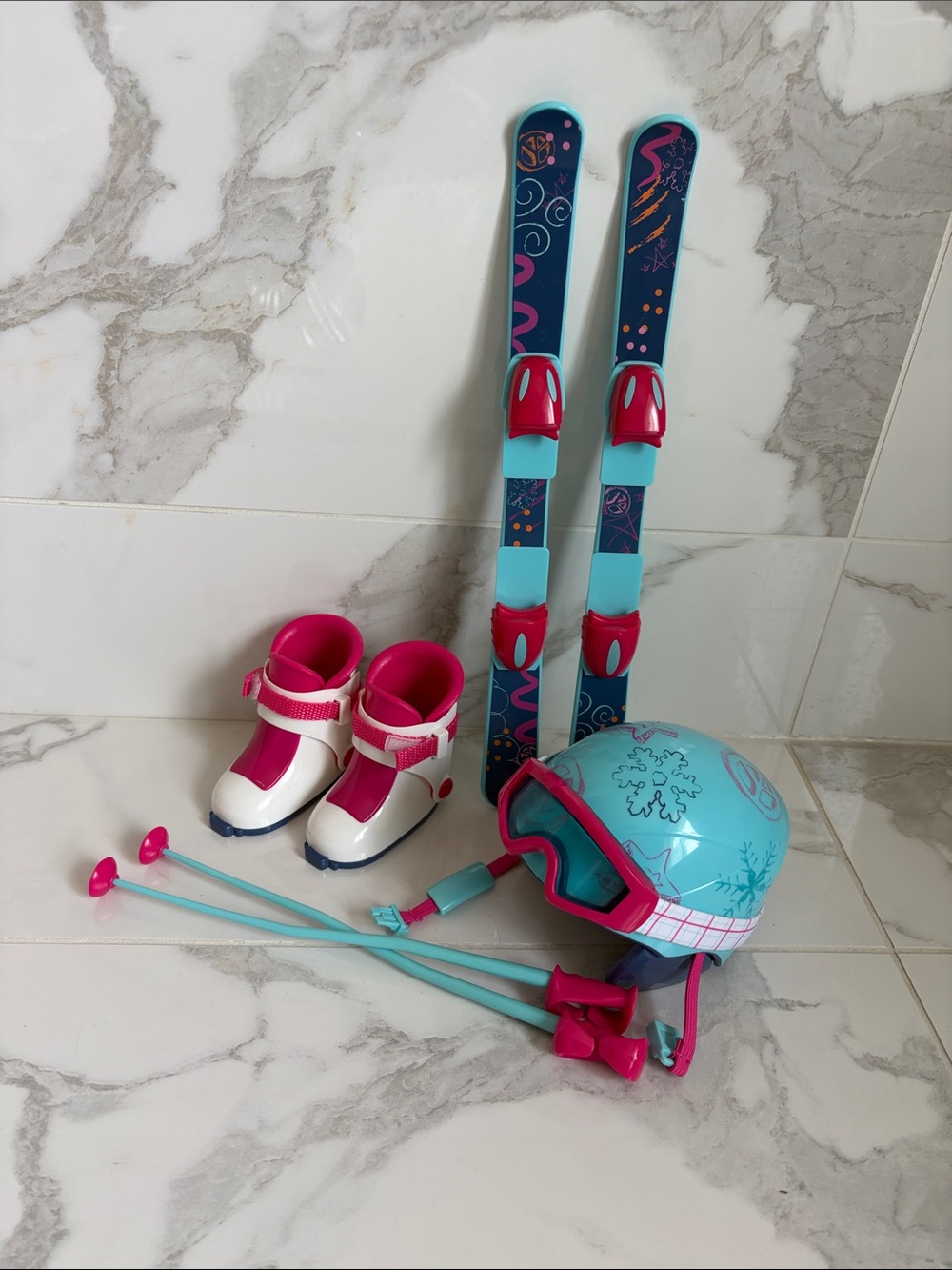 American Girl Doll Ski Set